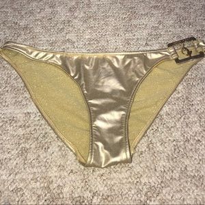 Gold Baby Phat Bikini Bottom